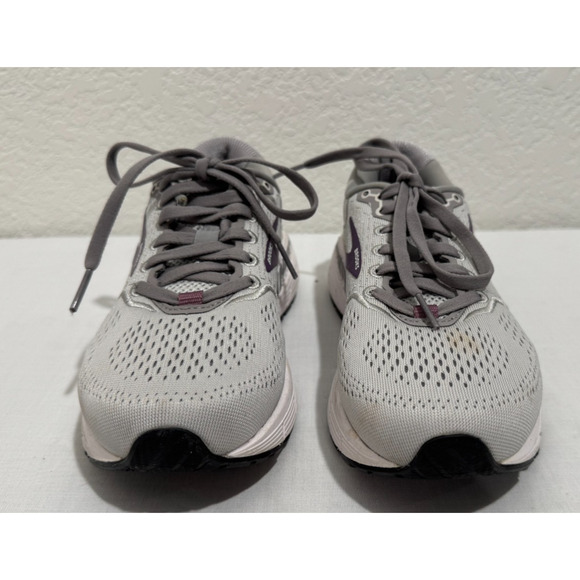 Brooks Ariel ’20 Oyster Alloy Grape Running Walking Shoes Womens Sz 6 - Picture 5 of 10